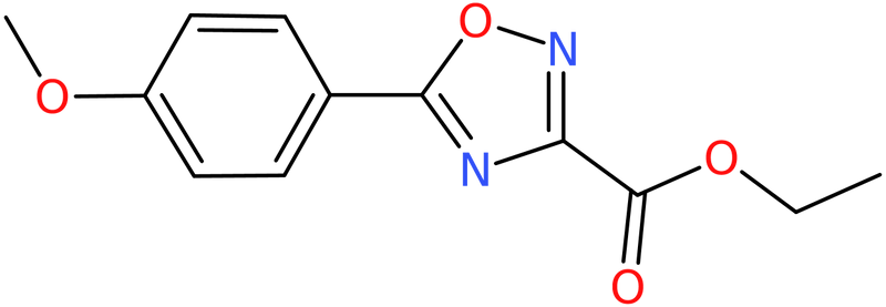 CAS: 151098-14-5 | Ethyl 5-(4-methoxyphenyl)-[1,2,4]oxadiazole-3-carboxylate, NX25617