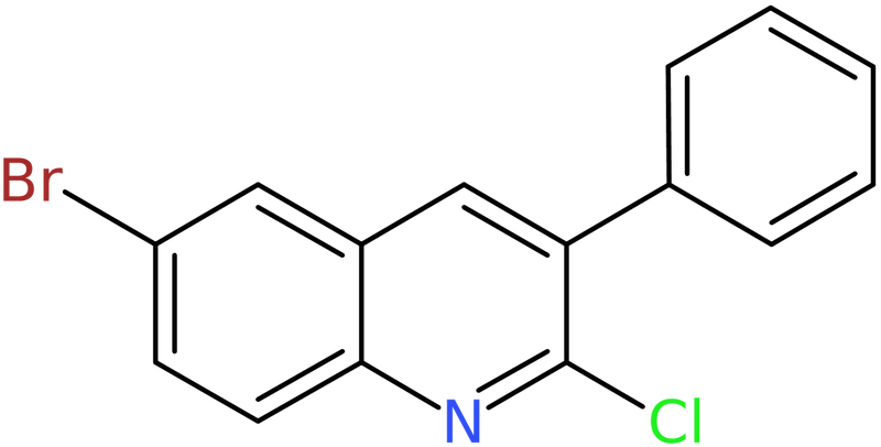 CAS: 85274-48-2 | 6-Bromo-2-chloro-3-phenylquinoline, NX64180