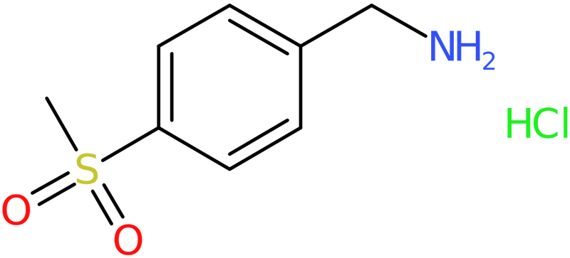 CAS: 98593-51-2 | 4-(Methylsulphonyl)benzylamine hydrochloride, >95%, NX71710