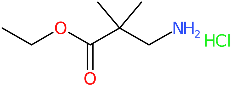 CAS: 80253-38-9 | Ethyl 3-amino-2,2-dimethylpropanoate hydrochloride, >97%, NX62414