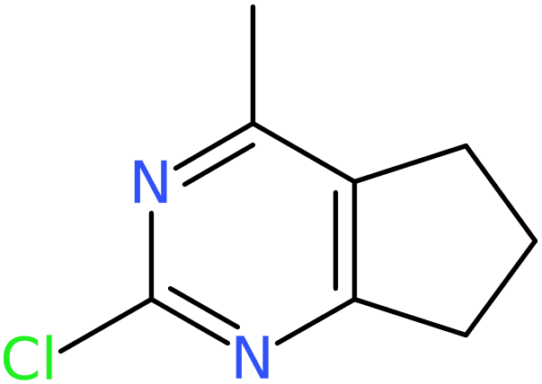 CAS: 83939-58-6 | 2-Chloro-6,7-dihydro-4-methyl-5H-cyclopenta[d]pyrimidine, >95%, NX63290