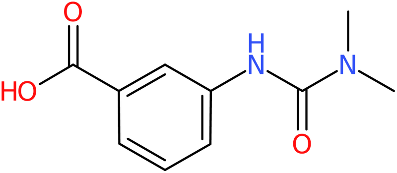 CAS: 896160-52-4 | 3-[(Dimethylcarbamoyl)amino]benzoic acid, NX67489