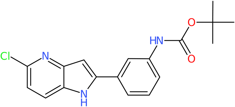 CAS: 1206970-36-6 | tert-Butyl 3-(5-chloro-1H-pyrrolo[3,2-b]pyridin-2-yl)phenylcarbamate, NX17131