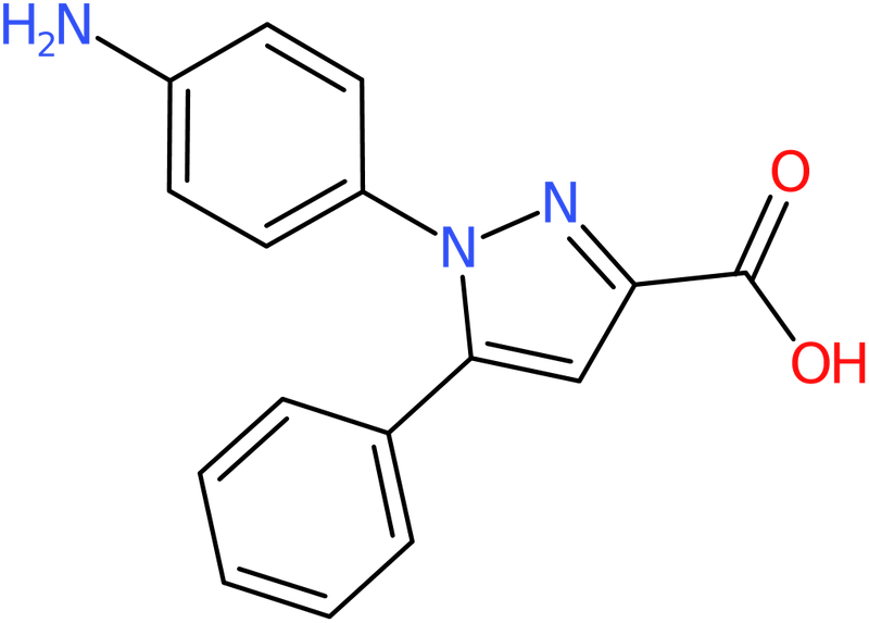 CAS: 957505-58-7 | 1-(4-Aminophenyl)-5-phenyl-1H-pyrazole-3-carboxylic acid, NX71222