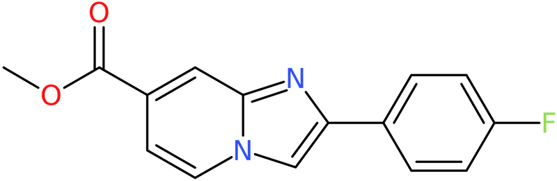 Methyl 2-(4-fluorophenyl)imidazo[1,2-a]pyridine-7-carboxylate, NX74520