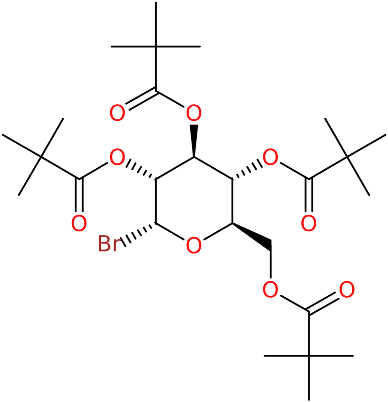 CAS: 81058-27-7 | 2,3,4,6-Tetra-O-pivaloyl-alpha-D-glucopyranosyl bromide, NX62562