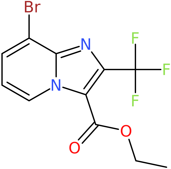 CAS: 1038389-86-4 | Ethyl 8-bromo-2-(trifluoromethyl)imidazo[1,2-a]pyridine-3-carboxylate, NX12068