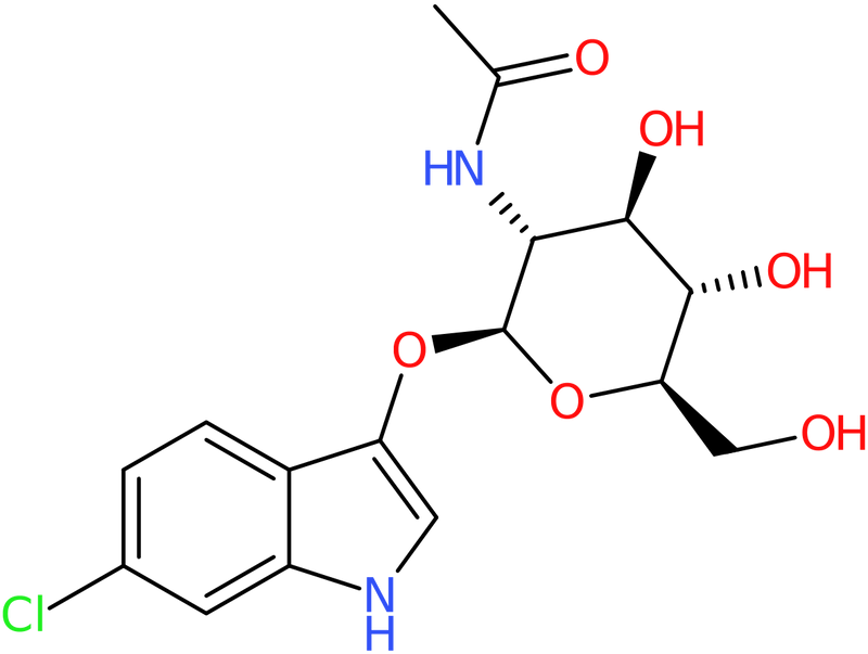 CAS: 156117-44-1 | 6-Chloro-3-indolyl N-acetyl-beta-D-glucosaminide, NX26378