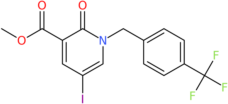 CAS: 937602-50-1 | Methyl 1,2-dihydro-5-iodo-2-oxo-1-[4-(trifluoromethyl)benzyl]pyridine-3-carboxylate, NX69841