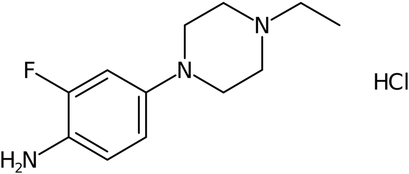 CAS: 1197193-28-4 | 4-(4-Ethyl-1-piperazinyl)-2-fluoroaniline hydrochloride, NX16599