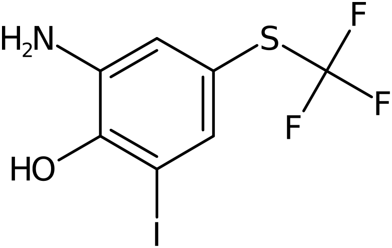 CAS: 1448858-58-9 | 2-Amino-6-iodo-4-[(trifluoromethyl)thio]phenol, >95%, NX24644