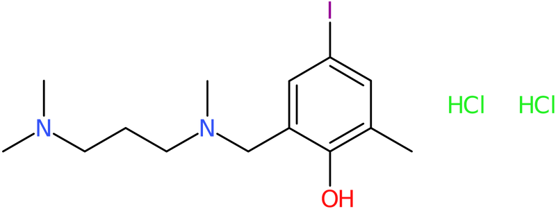 CAS: 89815-43-0 | 1-(2-Hydroxy-5-iodo-3-methylbenzyl)-1,3,3-trimethylpropanediamine dihydrochloride, NX67571