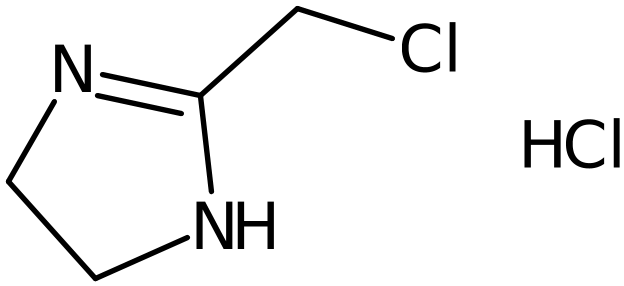 CAS: 13338-49-3 | 2-(Chloromethyl)-4,5-dihydro-1H-imidazole hydrochloride, >96%, NX21309