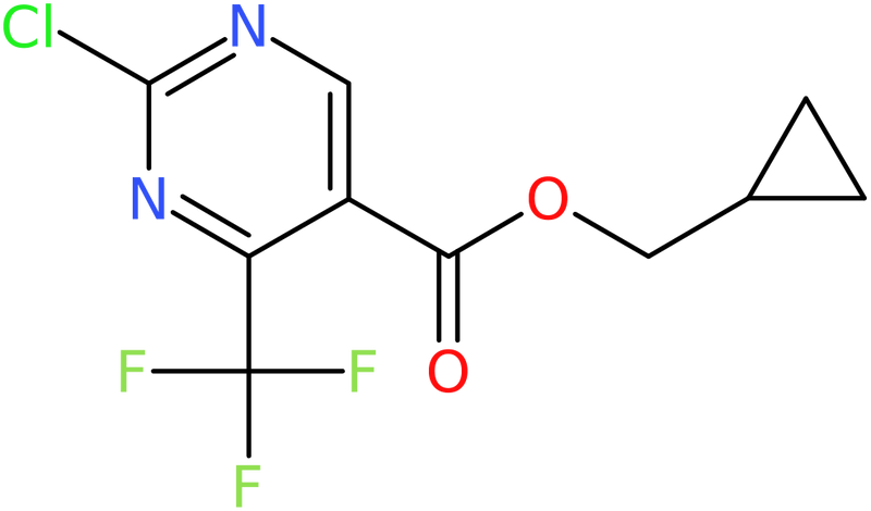 CAS: 175137-31-2 | Cyclopropylmethyl 2-chloro-4-(trifluoromethyl)pyrimidine-5-carboxylate, >97%, NX29167