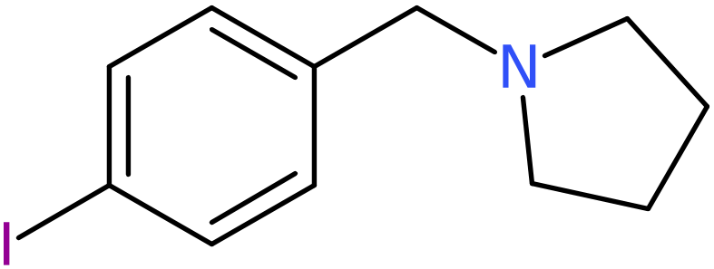 CAS: 858676-60-5 | 1-(4-Iodobenzyl)pyrrolidine, >97%, NX64423