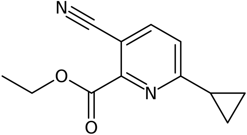 CAS: 1221791-78-1 | Ethyl 3-cyano-6-cyclopropyl-2-pyridinecarboxylate, NX18009