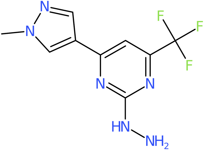 CAS: 1004644-02-3 | 2-Hydrazinyl-4-(1-methyl-1H-pyrazol-4-yl)-6-(trifluoromethyl)pyrimidine, NX10494