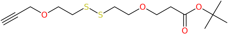 Propargyl-PEG1-SS-PEG1-t-butyl ester, NX72548