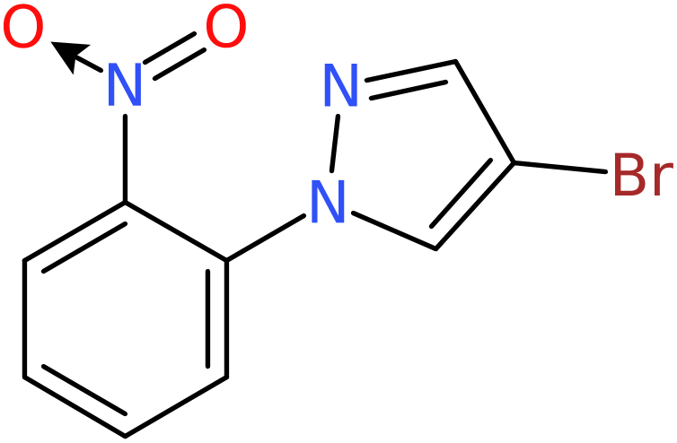 CAS: 957034-96-7 | 4-Bromo-1-(2-nitrophenyl)-1H-pyrazole, >97%, NX71015