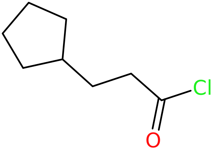 CAS: 104-97-2 | 3-Cyclopentylpropionyl chloride, >95%, NX12179