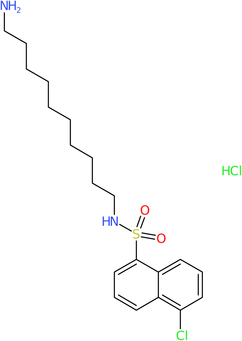 CAS: 79127-24-5 | N-(10-Aminodec-1-yl)-5-chloronaphthalene-1-sulphonamide hydrochloride, NX62132