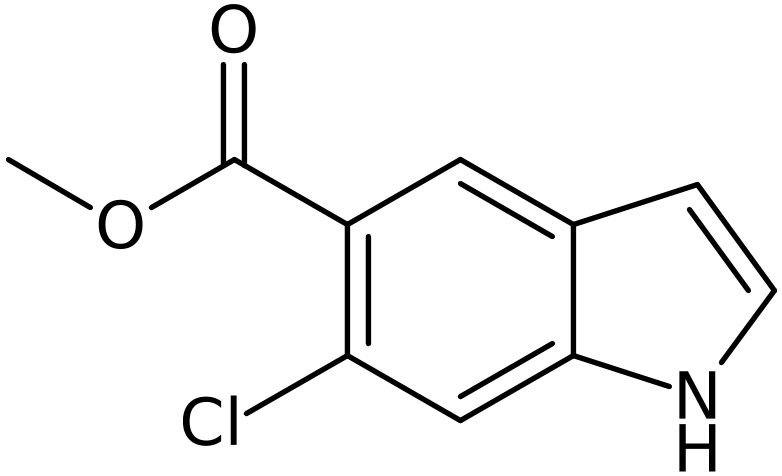 CAS: 162100-83-6 | Methyl 6-chloro-1H-indole-5-carboxylate, >97%, NX27318