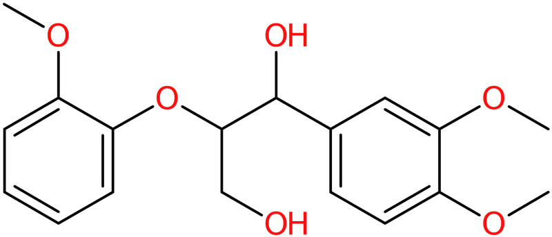 CAS: 10535-17-8 | 1-(3,4-Dimethoxyphenyl)-2-(2-methoxyphenoxy)-propane-1,3-diol, NX12569