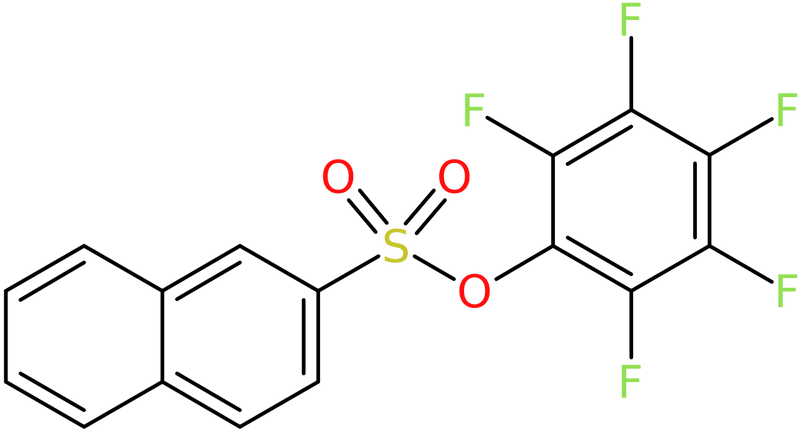 CAS: 885950-37-8 | 2,3,4,5,6-Pentafluorophenyl 2-naphthalenesulphonate, NX66474