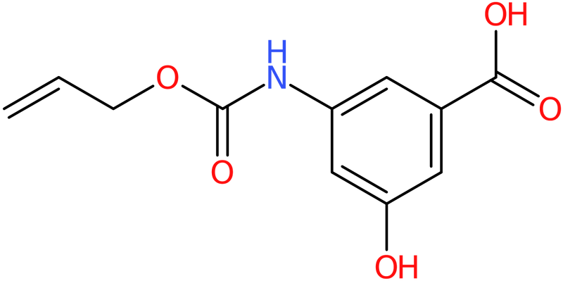 CAS: 916766-99-9 | 3-{[(Allyloxy)carbonyl]amino}-5-hydroxybenzoic acid, >97%, NX68832