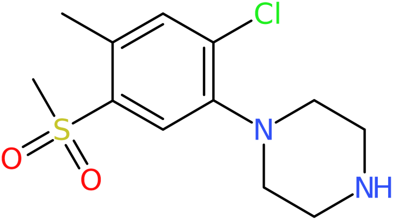 CAS: 849035-65-0 | 1-[2-Chloro-4-methyl-5-(methylsulphonyl)phenyl]piperazine, NX63662