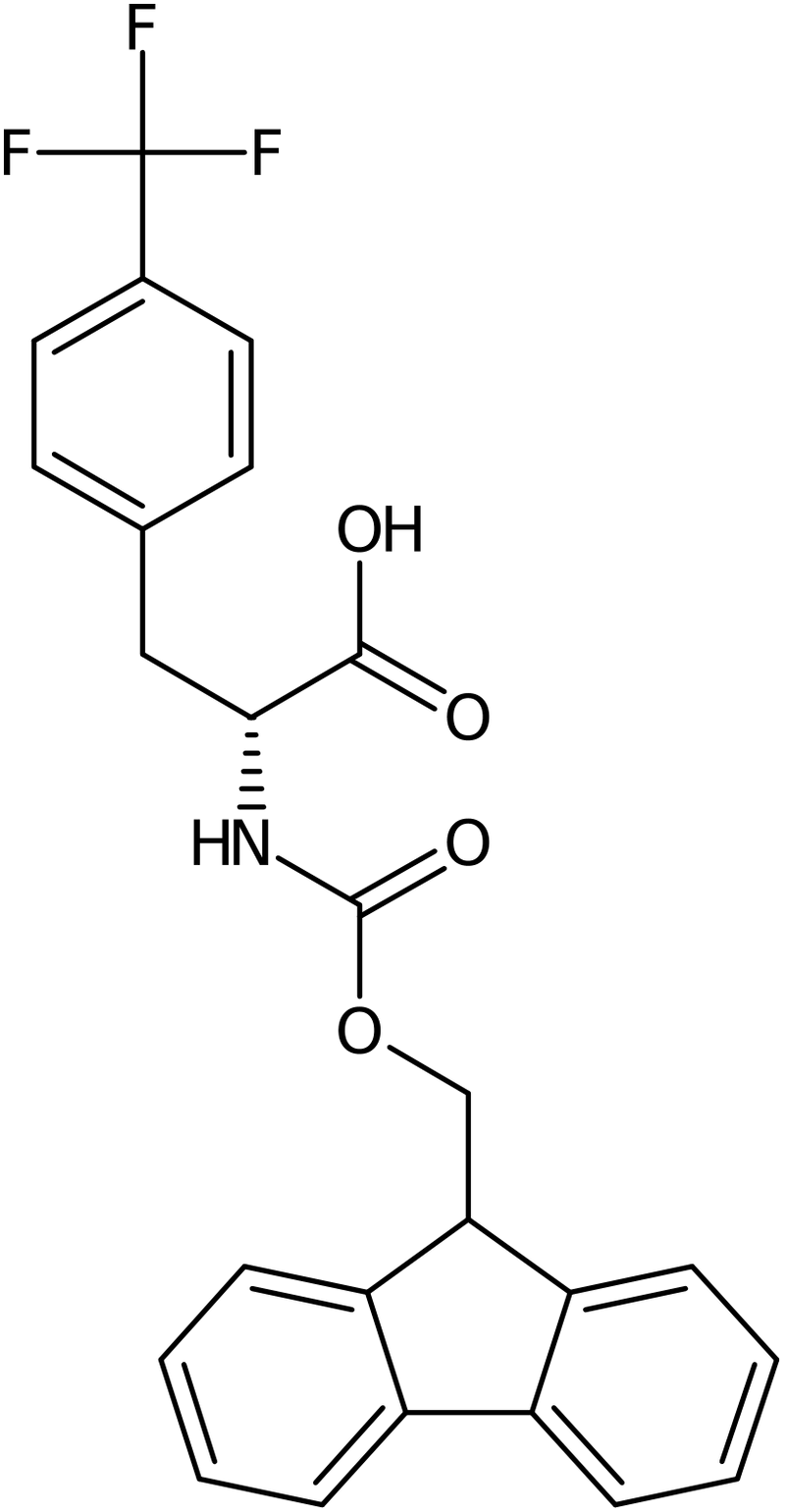 CAS: 238742-88-6 | 4-(Trifluoromethyl)-D-phenylalanine, N-FMOC protected, NX36745