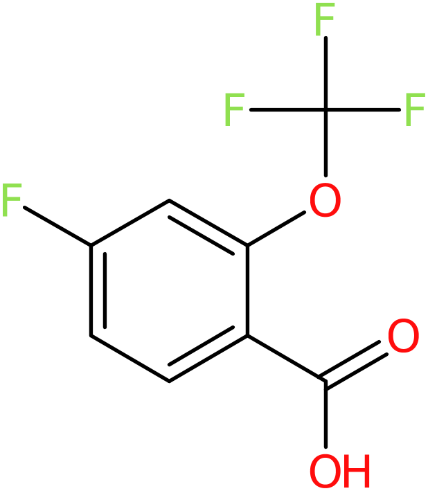 CAS: 1242250-37-8 | 4-Fluoro-2-(trifluoromethoxy)benzoic acid, >97%, NX18737