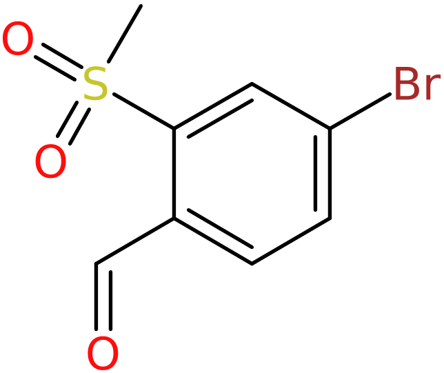 CAS: 849035-77-4 | 4-Bromo-2-(methylsulphonyl)benzaldehyde, NX63673