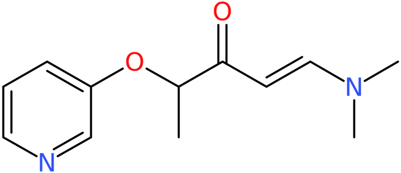 CAS: 886361-43-9 | (1E)-1-(Dimethylamino)-4-(pyridin-3-yloxy)pent-1-en-3-one, >95%, NX66569