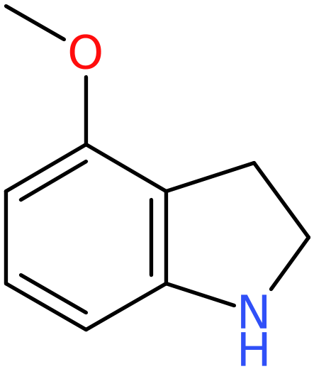 CAS: 7555-94-4 | 4-Methoxy-2,3-dihydro-1H-indole, >95%, NX60754