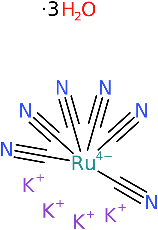 CAS: 15002-31-0 | Potassium hexacyanoruthenate(II) trihydrate, >99%, NX25463