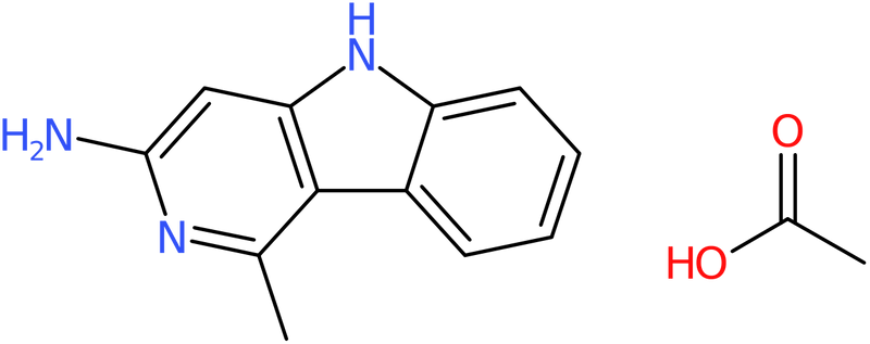 CAS: 72254-58-1 | 3-Amino-1-methyl-5H-pyrido[4,3-b]indole acetate, NX59608