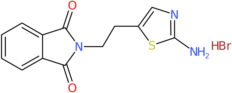 CAS: 136604-50-7 | N-[2-(2-Amino-1,3-thiazol-5-yl)ethyl]phthalimide hydrobromide, NX22372