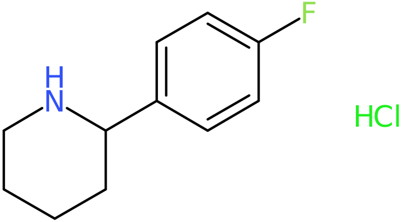 CAS: 1391431-07-4 | (S)-2-(4-Fluorophenyl)piperidine hydrochloride, >97%, NX23086