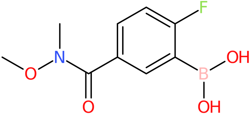 CAS: 874289-59-5 | 2-Fluoro-5-(N-methoxy-N-methylcarbamoyl)benzeneboronic acid, >98%, NX65536