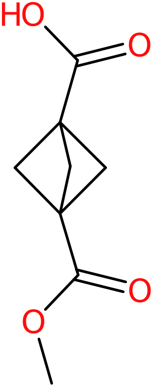 CAS: 83249-10-9 | 3-(Methoxycarbonyl)bicyclo[1.1.1]pentane-1-carboxylic acid, NX63133