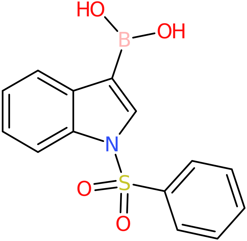 CAS: 129271-98-3 | 1-(Phenylsulphonyl)-1H-indole-3-boronic acid, >97%, NX20292