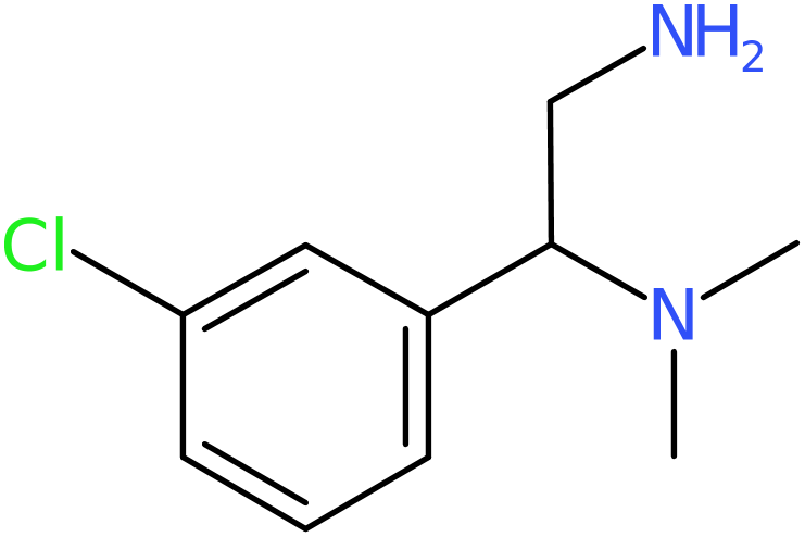 CAS: 96798-20-8 | [2-Amino-1-(3-chlorophenyl)ethyl]dimethylamine, >96%, NX71422