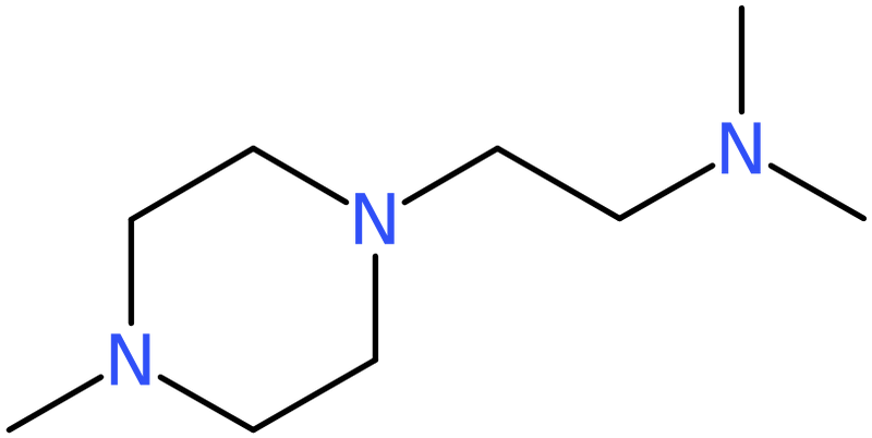 CAS: 104-19-8 | 1-(2-Dimethylaminoethyl)-4-methylpiperazine, >95%, NX12152