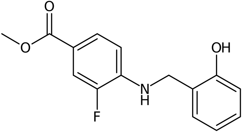 CAS: 1407522-00-2 | Methyl 3-fluoro-4-{[(2-hydroxyphenyl)methyl]amino}benzoate, NX23456