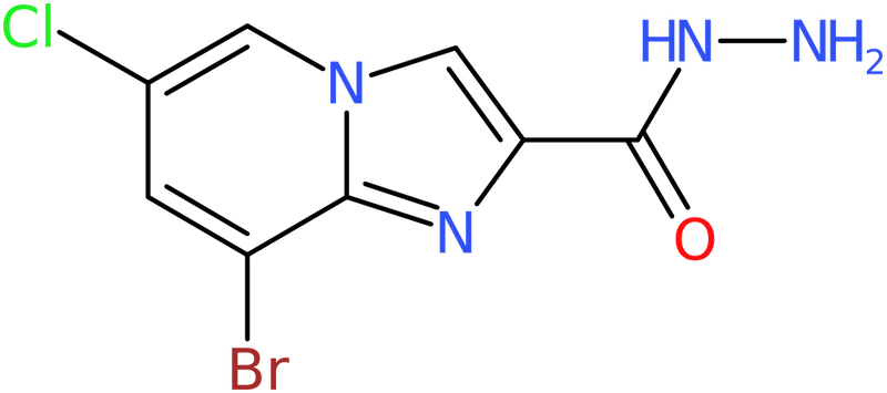 CAS: 1031927-18-0 | 8-Bromo-6-chloroimidazo[1,2-a]pyridine-2-carbohydrazide, NX11838