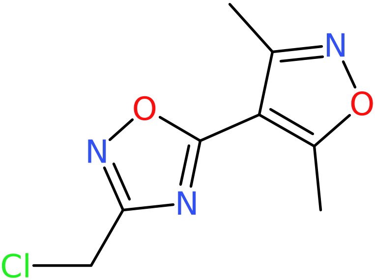 CAS: 175205-42-2 | 3-(Chloromethyl)-5-(3,5-dimethylisoxazol-4-yl)-1,2,4-oxadiazole, NX29304