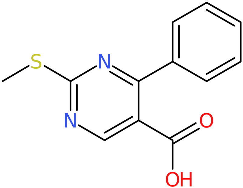 CAS: 149771-15-3 | 2-(Methylthio)-4-phenylpyrimidine-5-carboxylic acid, NX25417