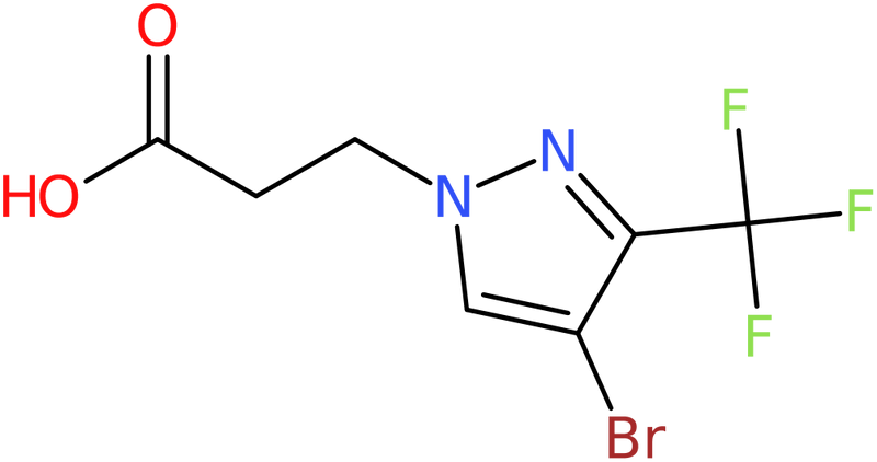 CAS: 1006348-79-3 | 3-[4-Bromo-3-(trifluoromethyl)-1H-pyrazol-1-yl]propanoic acid, NX10659