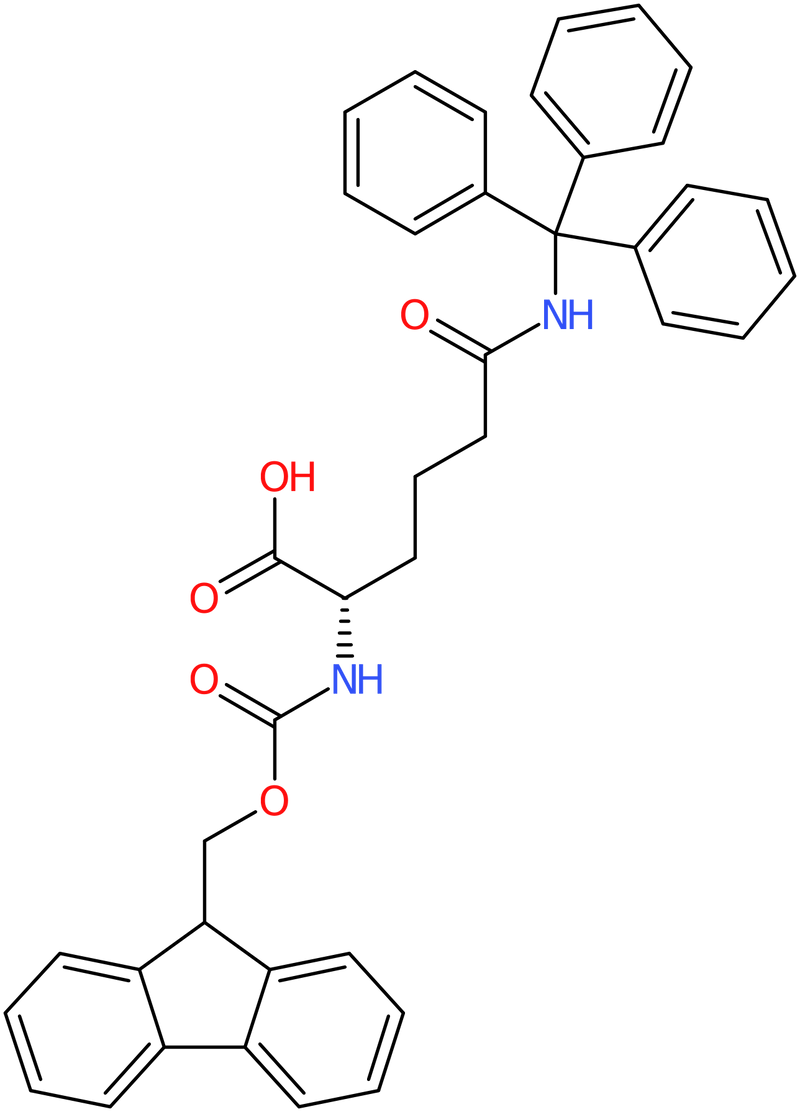 CAS: 1263046-43-0 | (S)-Fmoc-2-amino-5-(trityl-carbamoyl)pentanoic acid, NX19705